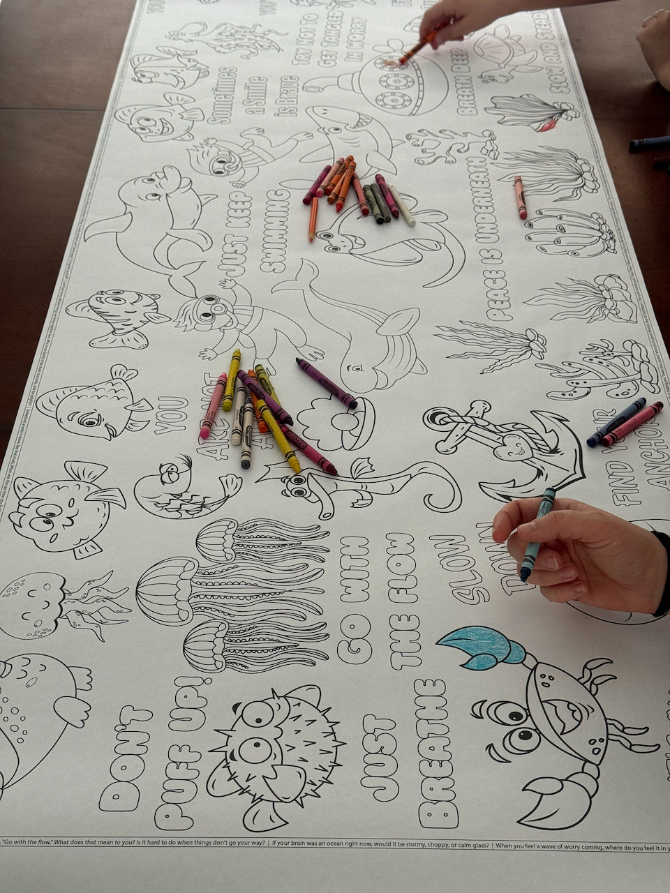 Our Big Page - Coloring Sheets That Start Conversations