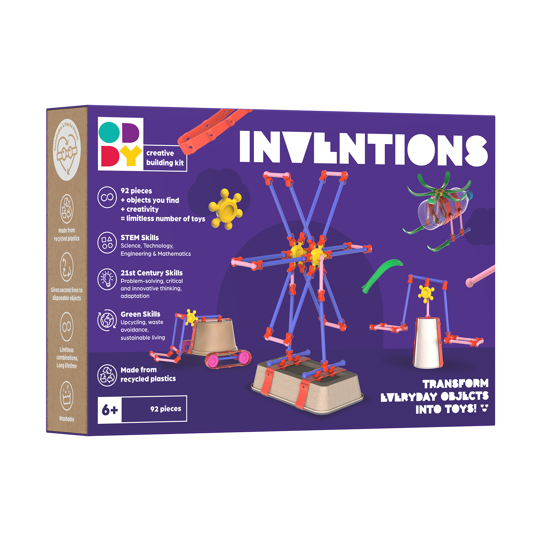 Oddy Inventions Creative Play Building Kit