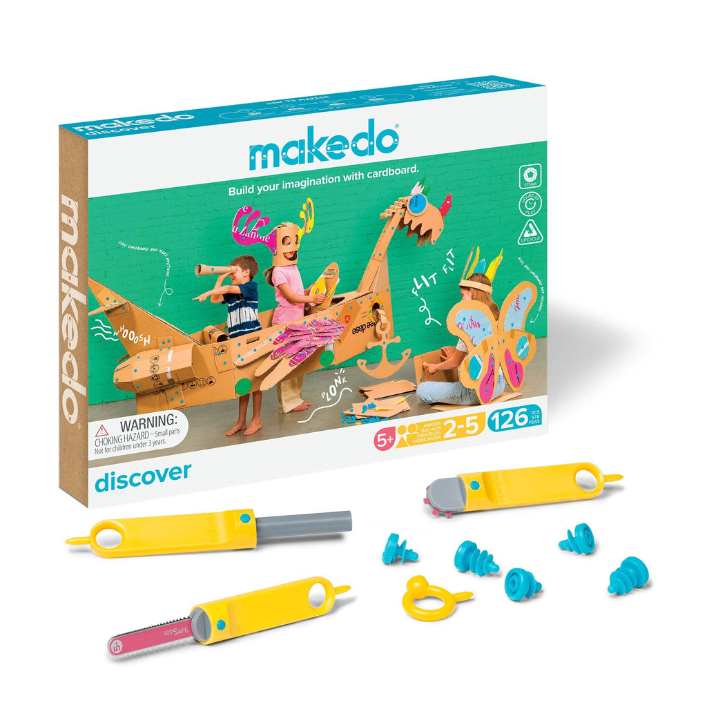 Makedo Cardboard Construction Tools | Discover Kit