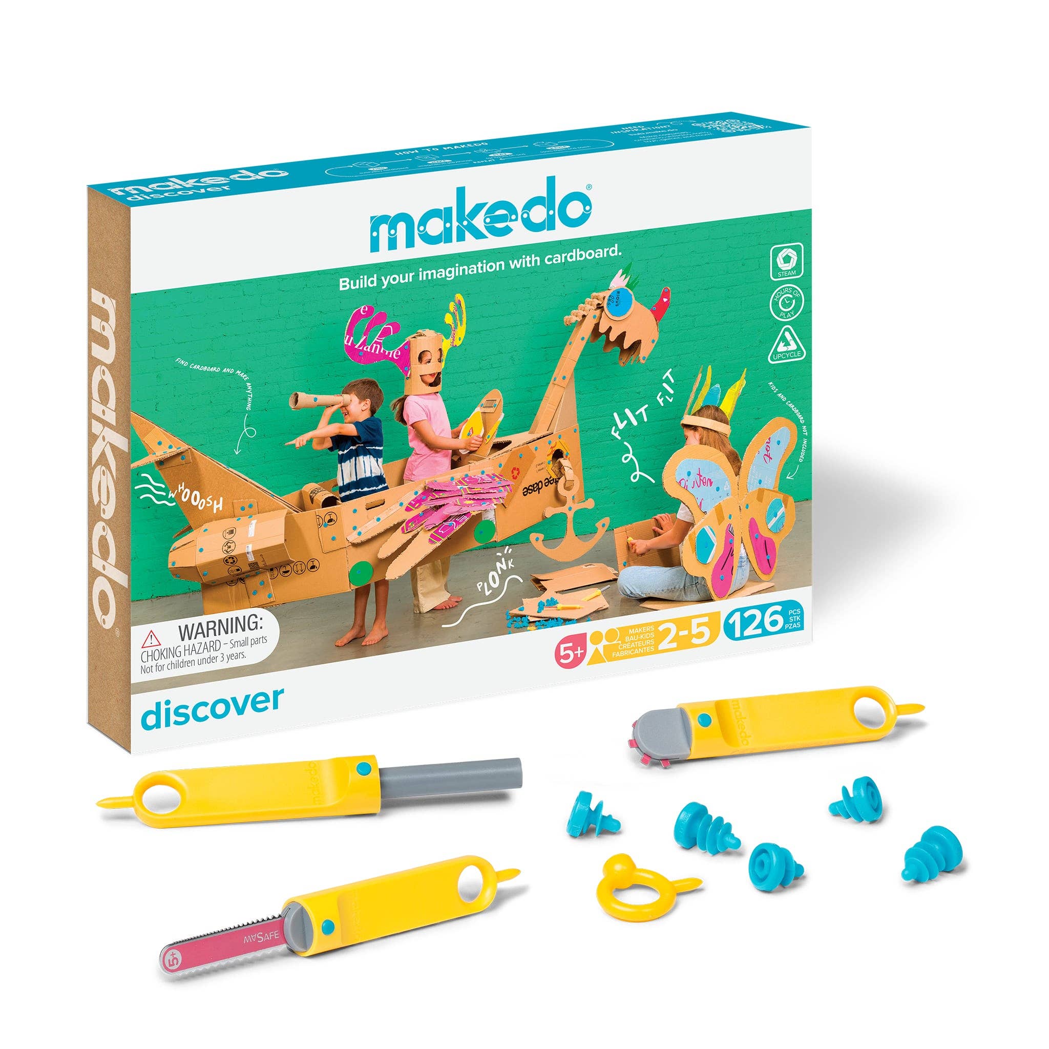 Makedo Cardboard Construction Tools | Discover Kit