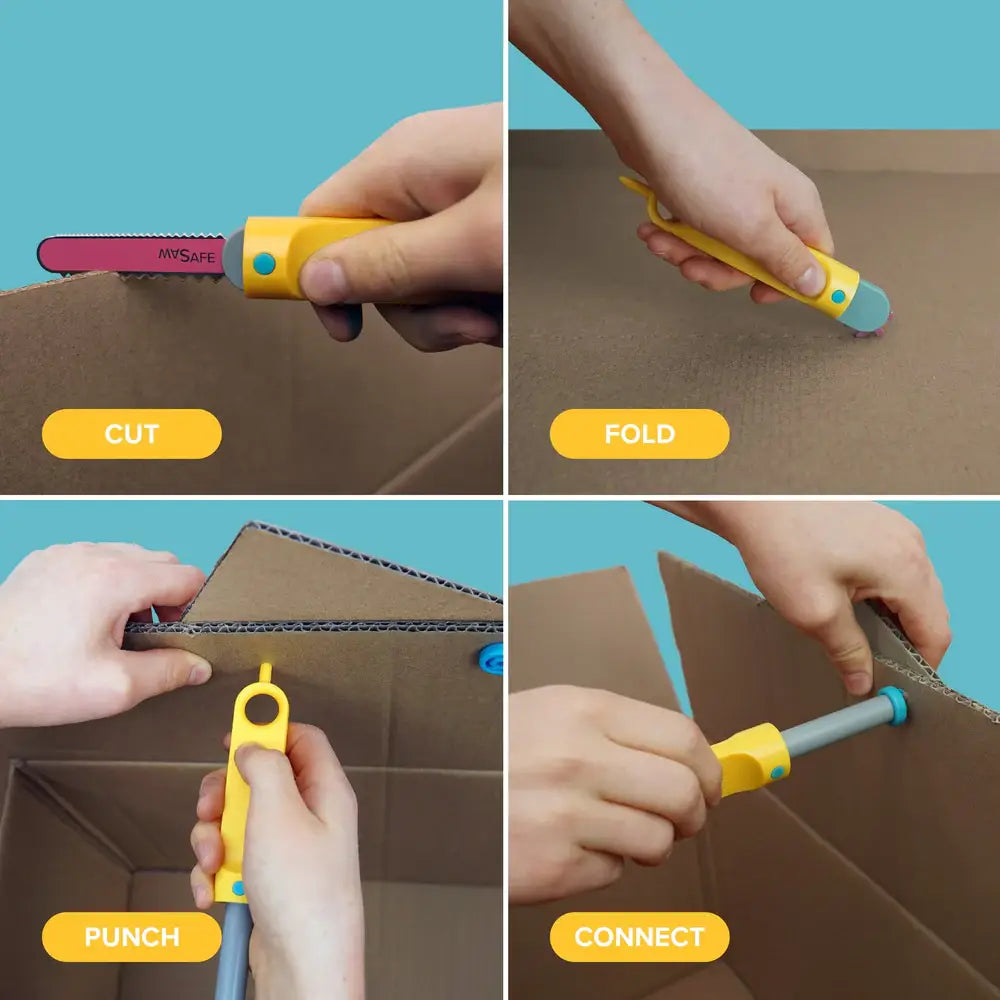 Makedo Cardboard Construction Tools | Discover Kit