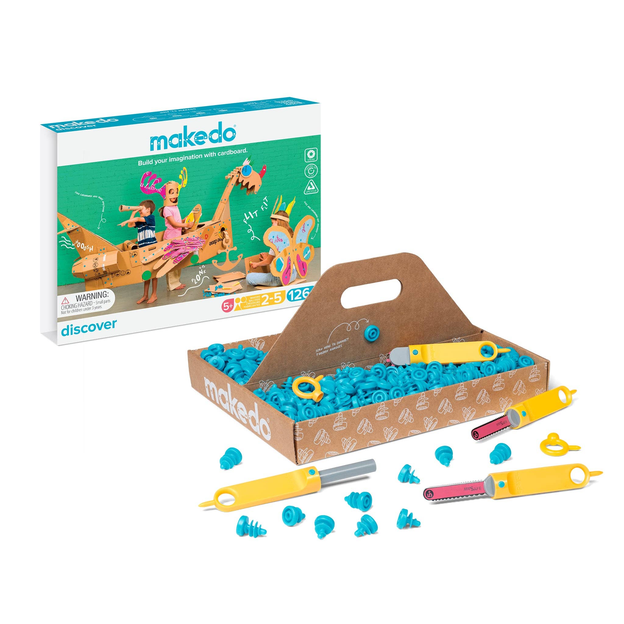Makedo Cardboard Construction Tools | Discover Kit