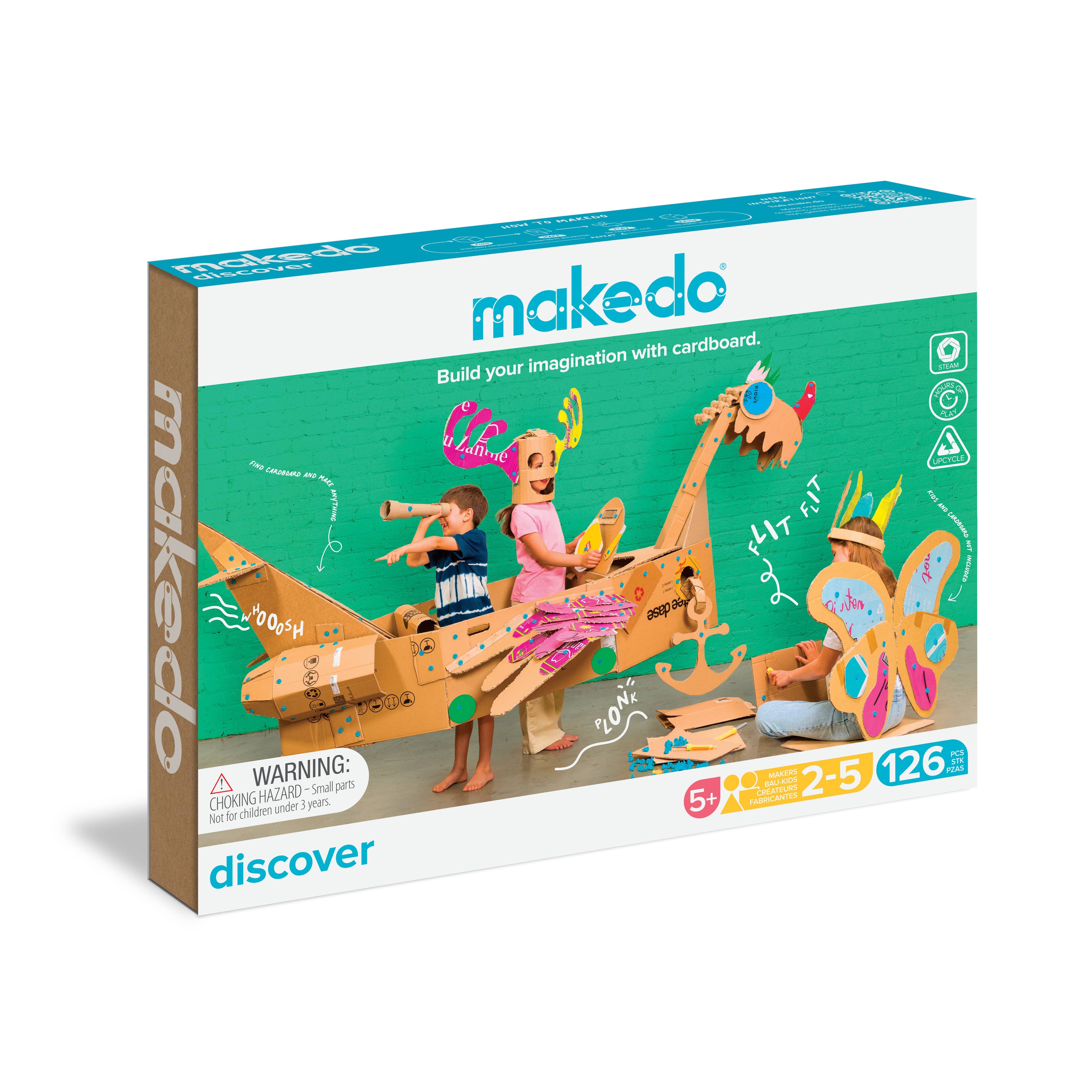 Makedo Cardboard Construction Tools | Discover Kit