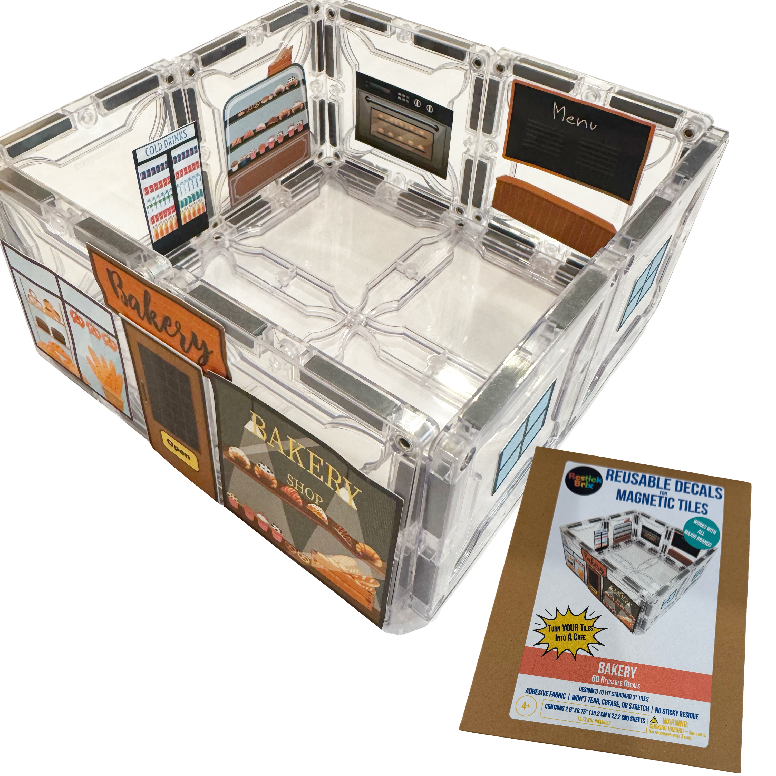 Bakery: Reusable Decals for Magnetic Tiles