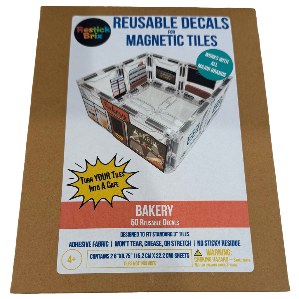 Bakery: Reusable Decals for Magnetic Tiles