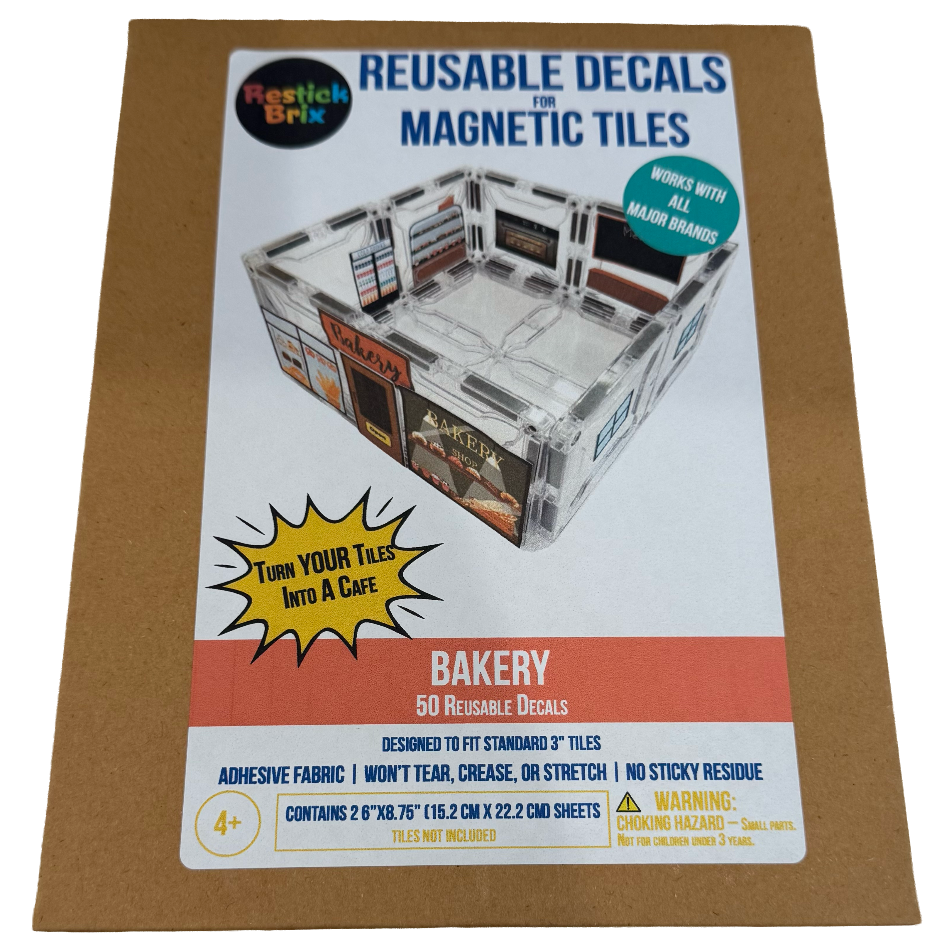 Bakery: Reusable Decals for Magnetic Tiles