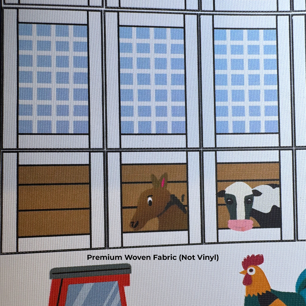 Barn Yard: Reusable Decals for Magnetic Tiles
