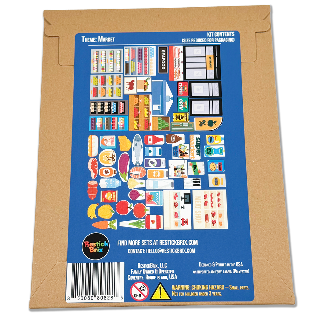 Market: Reusable Decals for Magnetic Tiles
