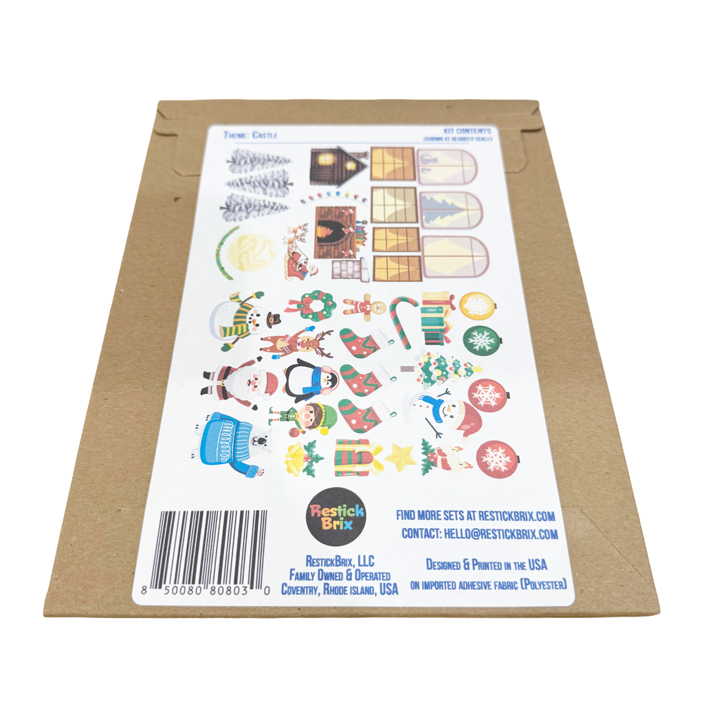 Winter Wonderland: Reusable Decals for Magnetic Tiles