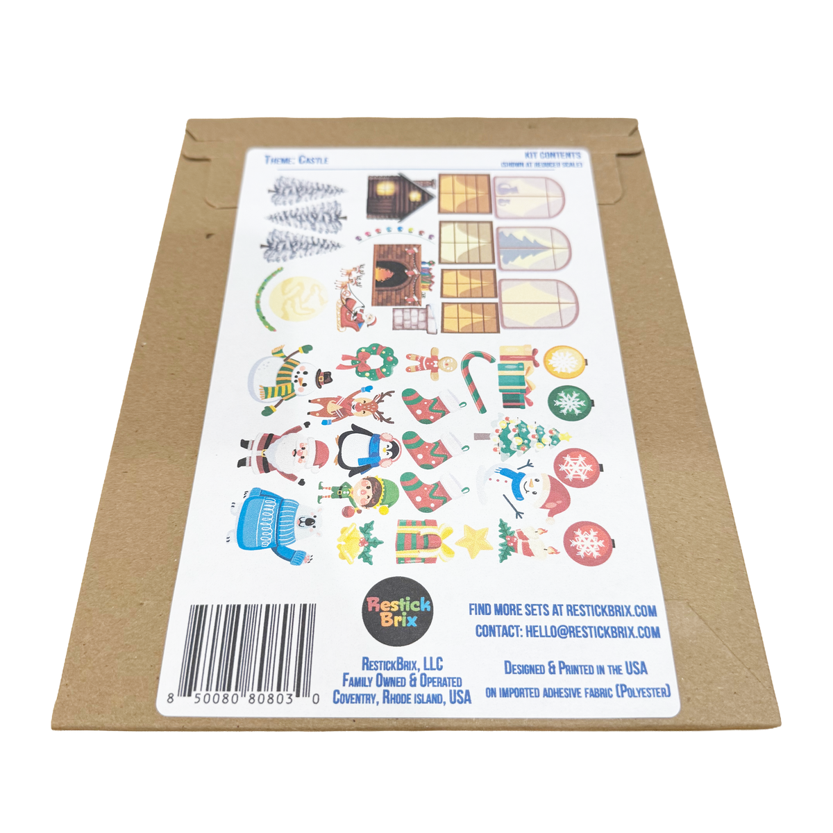Winter Wonderland: Reusable Decals for Magnetic Tiles