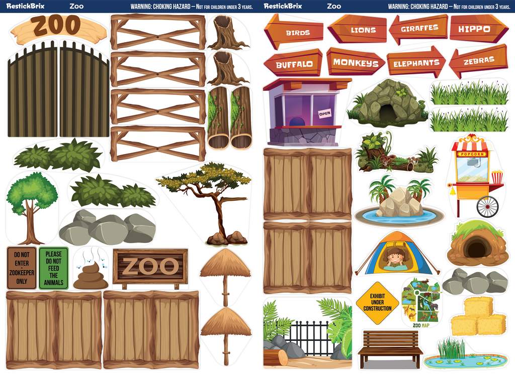 Zoo: Reusable Decals for Magnetic Tiles
