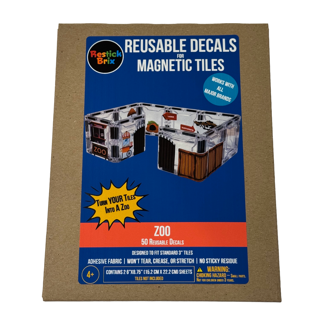 Zoo: Reusable Decals for Magnetic Tiles